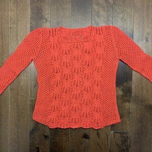 Unique! Handmade Crochet Long Sleeve Shirt